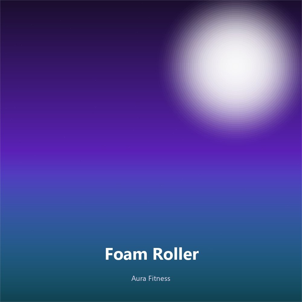 Foam Roller texture close-up