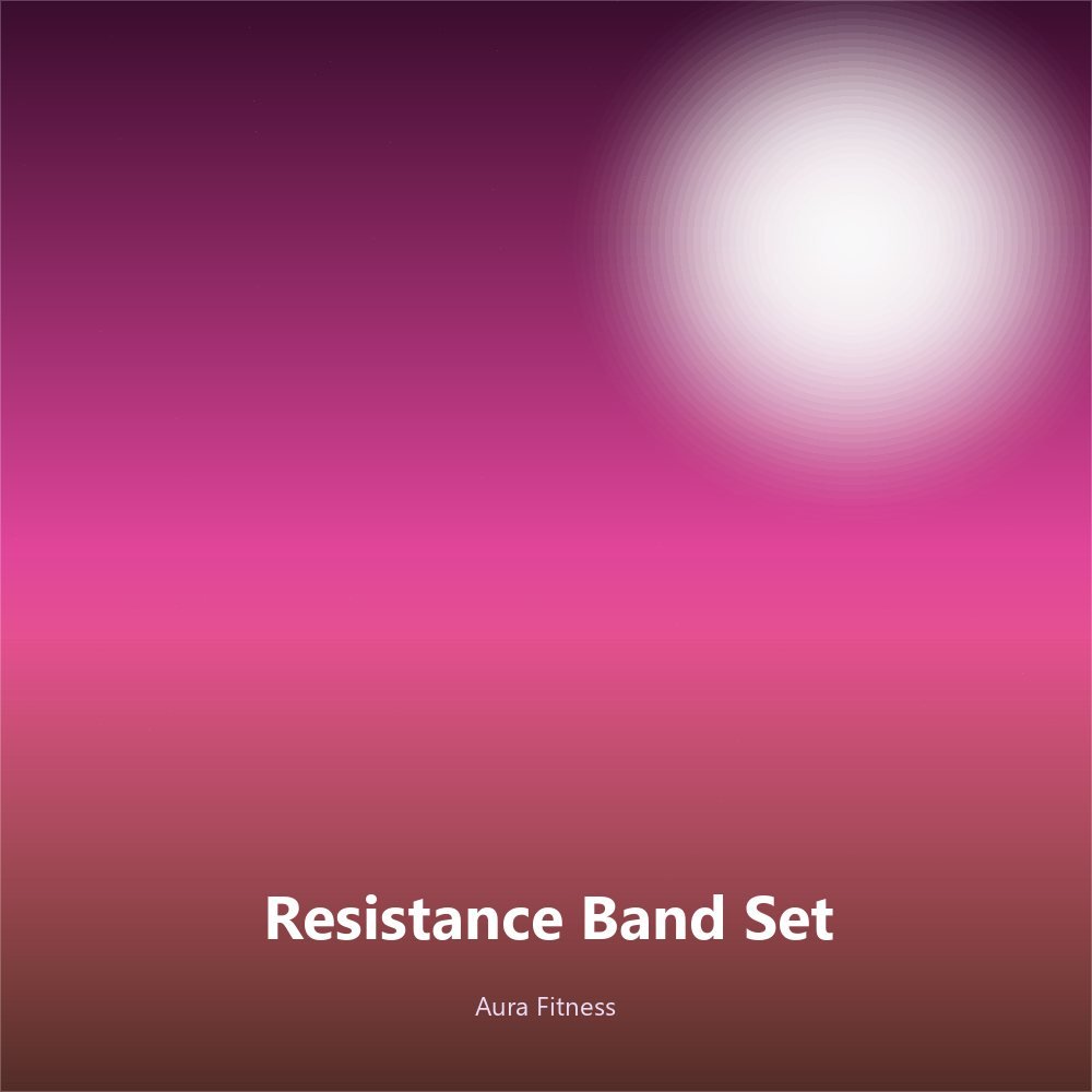 Resistance bands in use during toning exercise