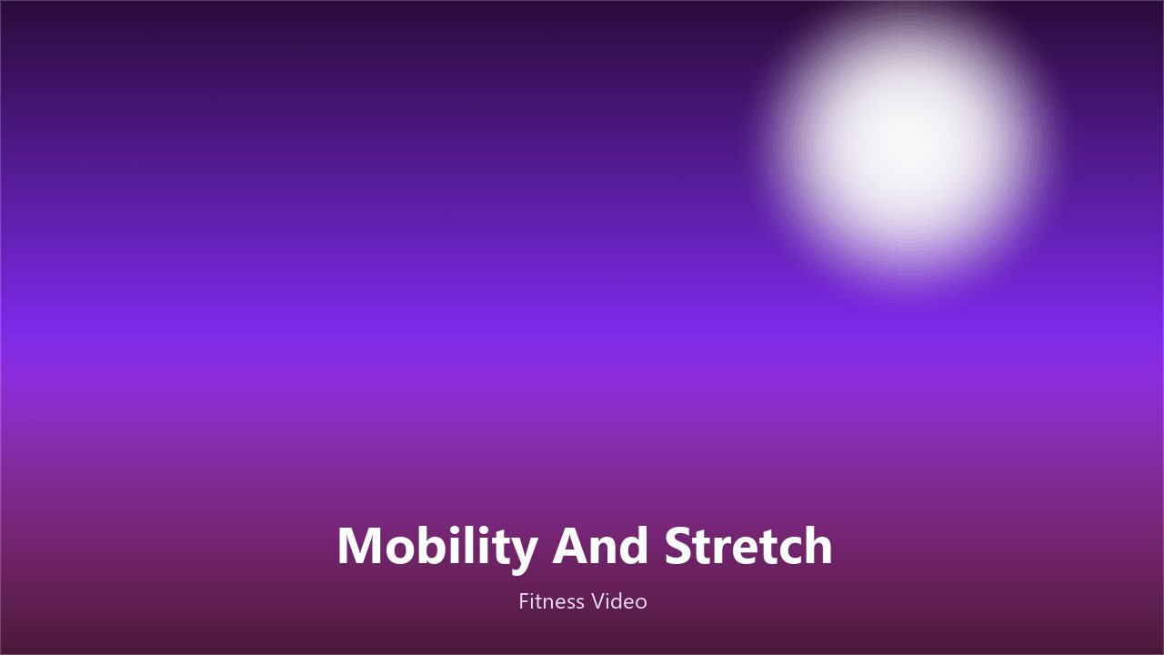 Mobility and Stretch Routine workout video